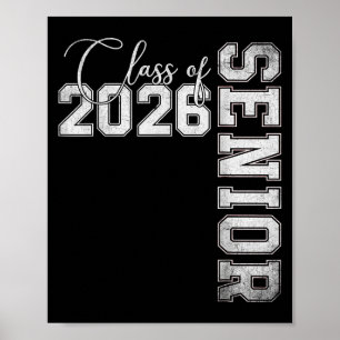 Póster Graduación de último año 2026 Mi último primer día