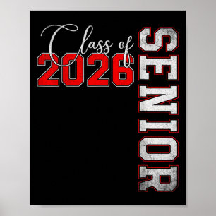 Póster Graduación de último año 2026 Mi último primer día