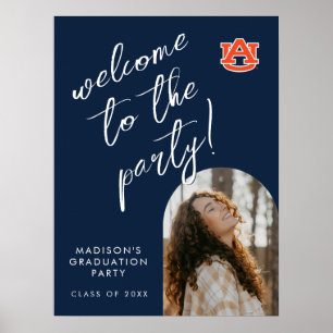 Póster Graduación en la Universidad Auburn - Tigres Aubur