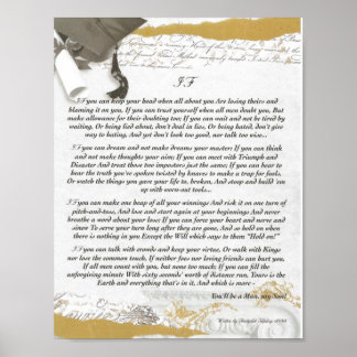 Póster Graduación, IF Inspirando poema de Rudyard Kipling