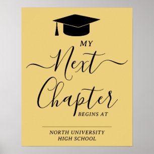 Póster Graduación Mi Siguiente Capítulo Comienza En El Fi