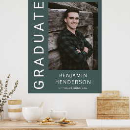Póster Graduación moderna de Photo Boy