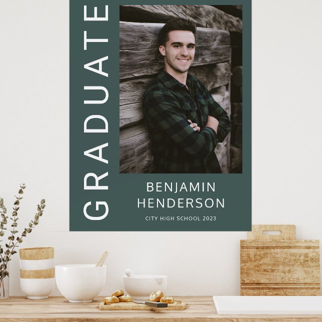 Póster Graduación moderna de Photo Boy (Cocina)