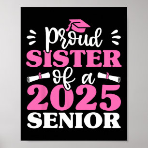 Póster Graduación Orgullosa Hermana De Un Cl De Camisas S
