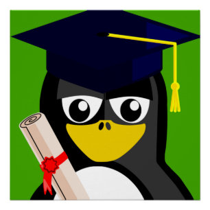 PÓSTER GRADUACIÓN PENGUIN