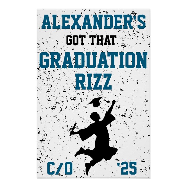 Póster Graduación Rizz (Anverso)