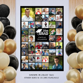 Póster Graduación simple color Personalizado de 44 Collag