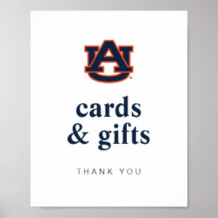 Póster Graduación universitaria de Auburn Auburn Tigers