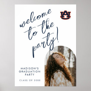 Póster Graduación universitaria de Auburn Auburn Tigers