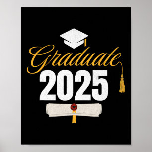 Póster Graduado 2025 Para El Cl De 2025 Graduación 1