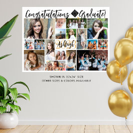 Póster Graduado de guión moderno 17 Collage de fotos