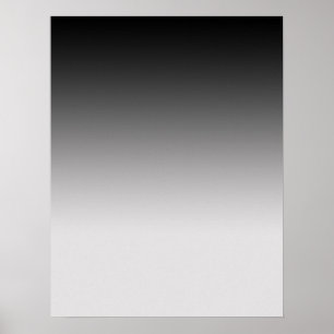 Póster Graduado de negro a gris Poster de fotografía