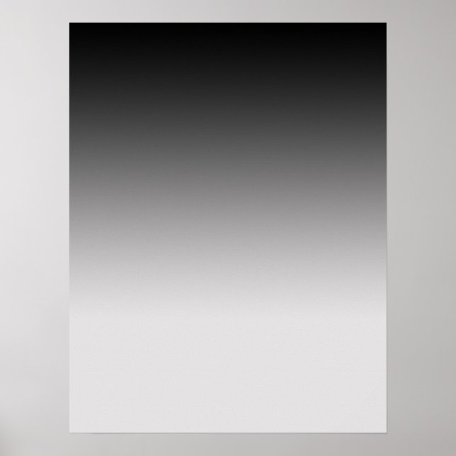 Póster Graduado de negro a gris Poster de fotografía (Frente)
