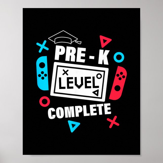 Póster Graduado de nivel preescolar último día de la escu (Frente)
