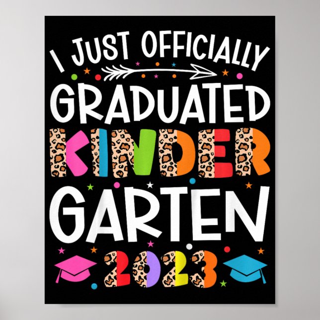Póster Graduado Oficial De Jardines De Infancia 202 (Frente)