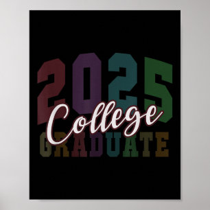 Póster Graduado Universitario Funny el Día 2024 -