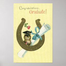 Póster Graduado Vintage