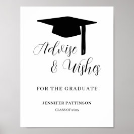 Póster Graduation Advise & Wishes Graduate