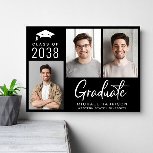 Póster Graduation Party 3 Photo Black