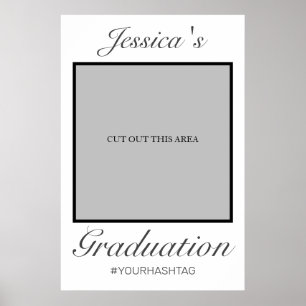 Póster Graduation Photo Prop Frame Modern Minimalist