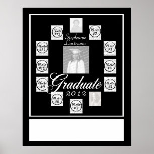 Póster Graduation Progression Photo Keepsake