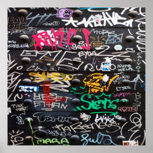 Póster graffiti