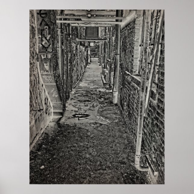 Póster Graffiti Alley (Frente)