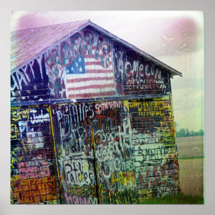 Póster Graffiti Barn