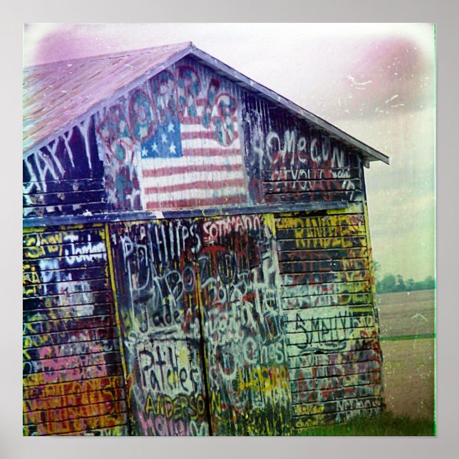 Póster Graffiti Barn (Frente)