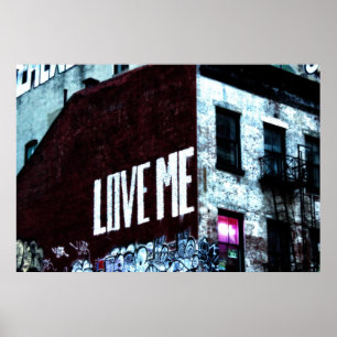 Póster Graffiti callejero de Nueva York