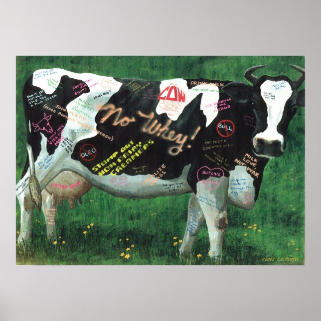 Póster 'Graffiti de AmeriCOW' (Frente)