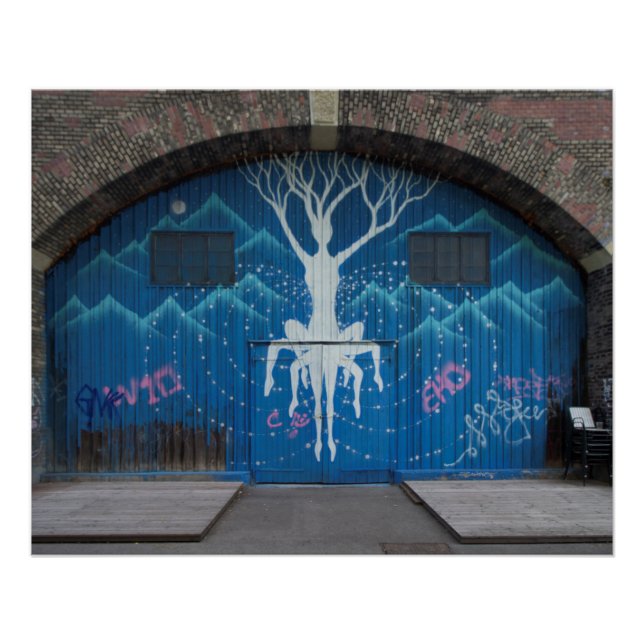 Póster Graffiti De Árbol De Vida (Anverso)