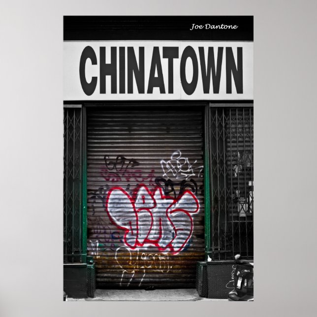Póster Graffiti de Chinatown (Frente)
