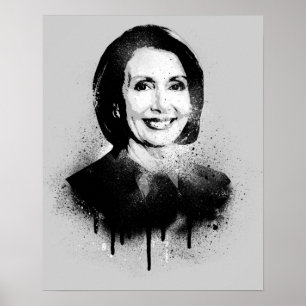 Póster Graffiti de Nancy Pelosi