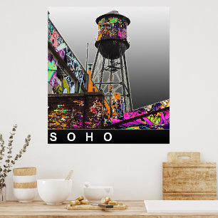 Póster Graffiti de Nueva York