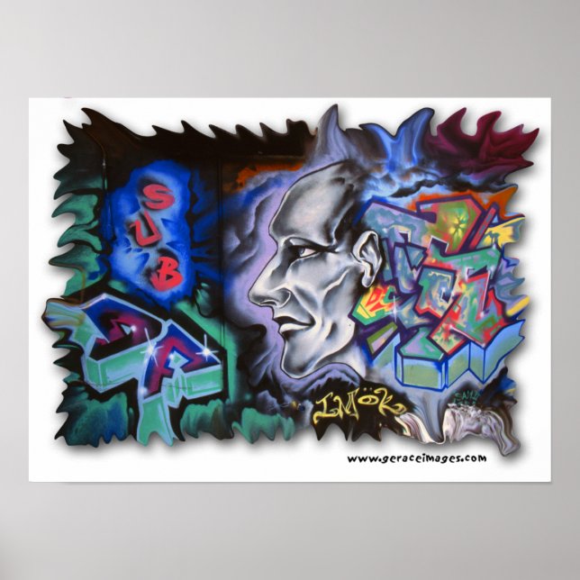 Póster Graffiti de NYC "I'm OK" (Frente)