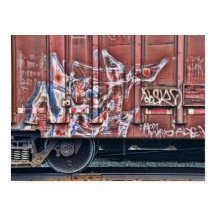 Graffiti de trenes Grunge Colorge Urban Street Art