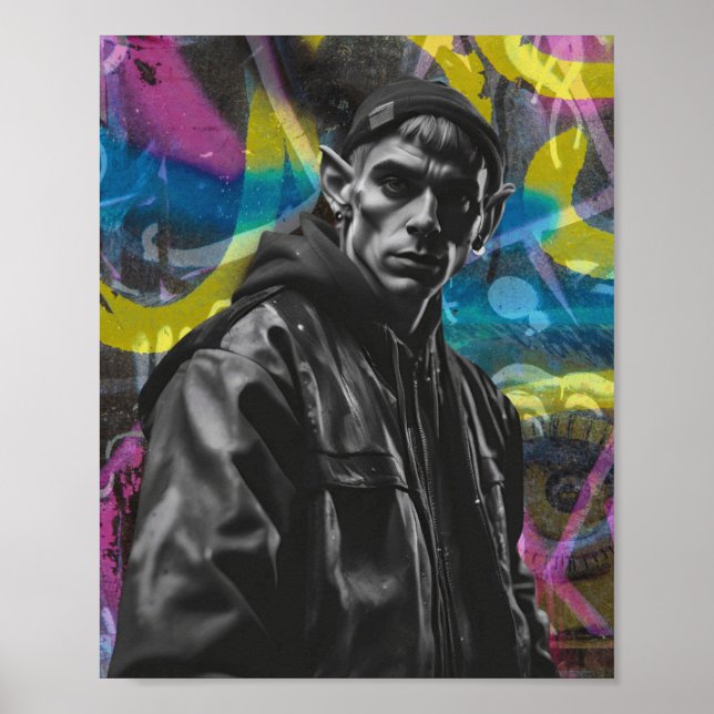 Póster Graffiti Elf (Frente)