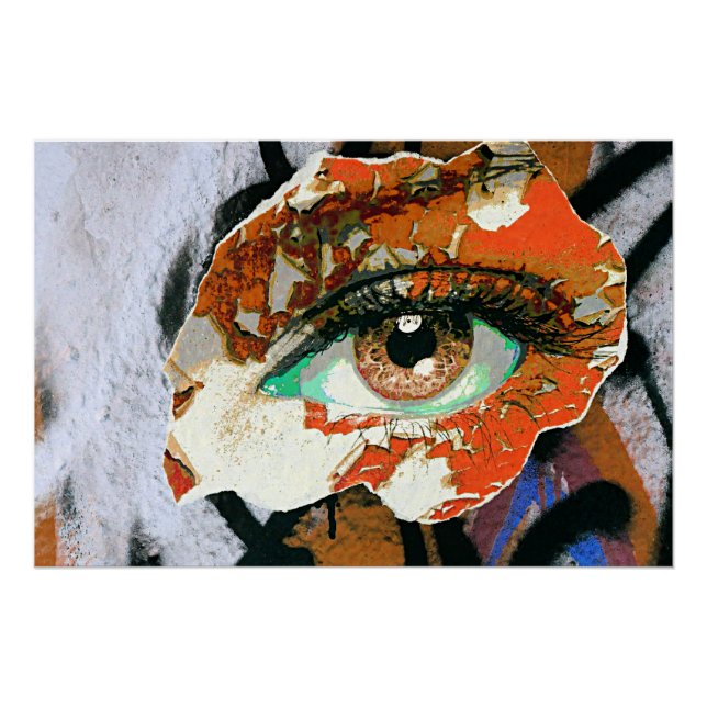 Póster Graffiti Eye Art (Anverso)