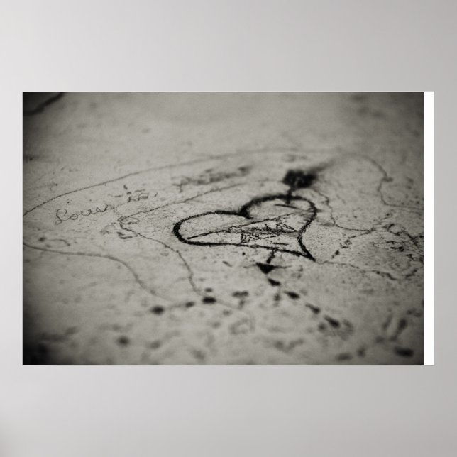 Póster Graffiti Heart (Frente)