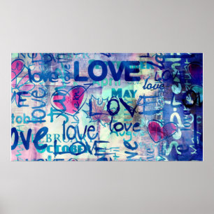 Póster Graffiti Love Poster
