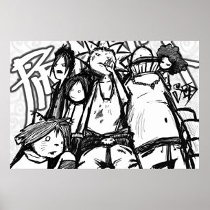 Póster Graffiti Piromania Poster