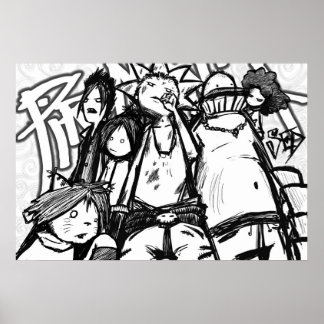 Póster Graffiti Piromania Poster