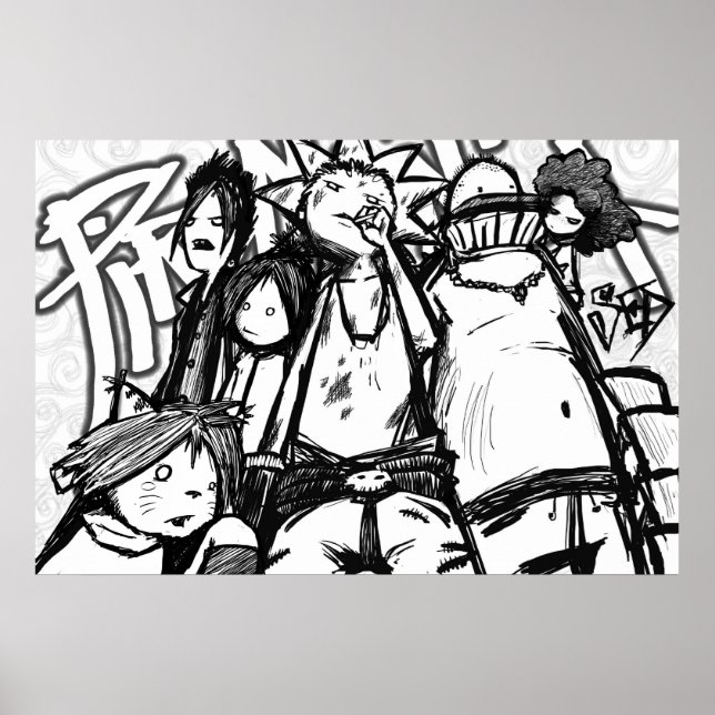 Póster Graffiti Piromania Poster (Frente)