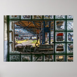 Póster Graffiti Street Art Abandonado Factory Poster