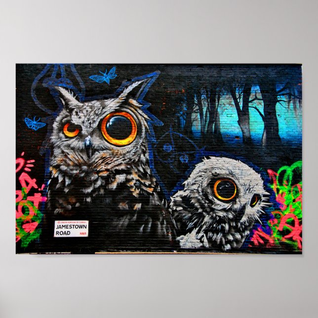 Póster Graffiti Street Art Camden Town London (Frente)