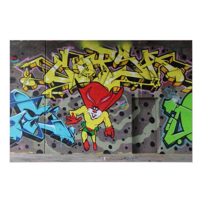 Póster Graffiti superbundante (Anverso)