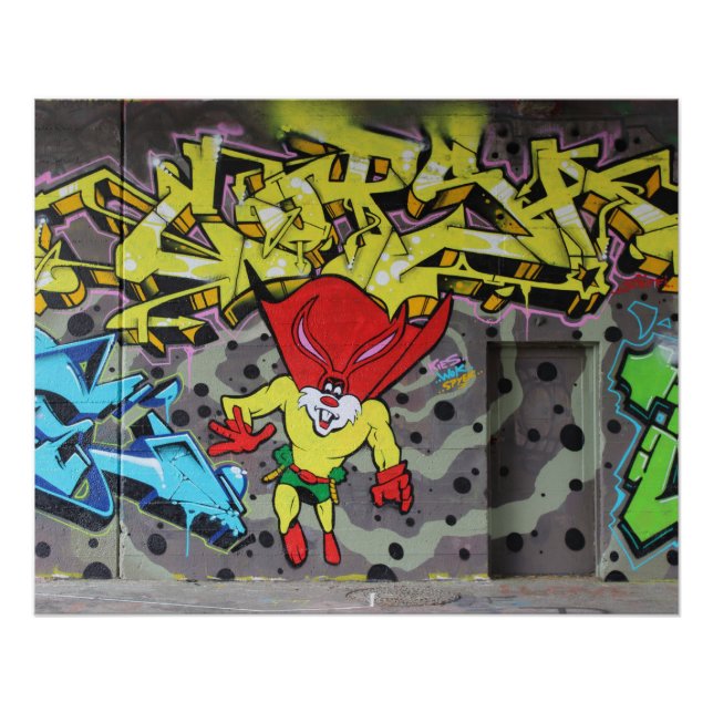 Póster Graffiti superbundante (Anverso)