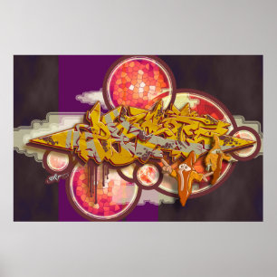 Póster Graffiti ZEST