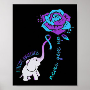 Póster Gráfica de apoyo a la concienciación sobre el suic